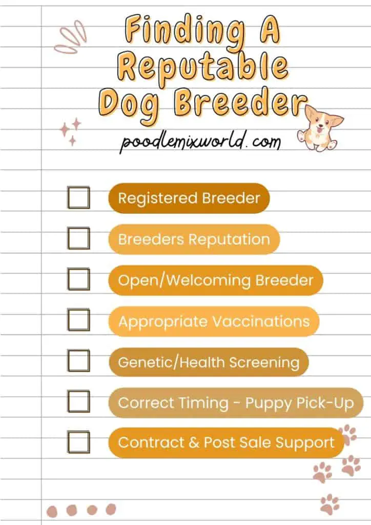 how to find a reputable dog breeder